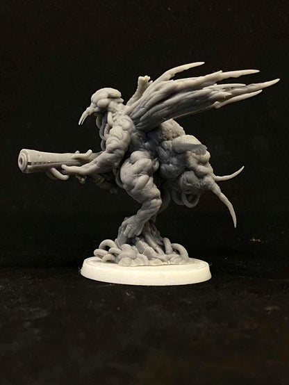 Tormentor Herald of Beelzebub | Trench Crusade | Papsikels Fantasy, Resin Miniature - Tabletop miniature - Fantasy Miniature - 32mm