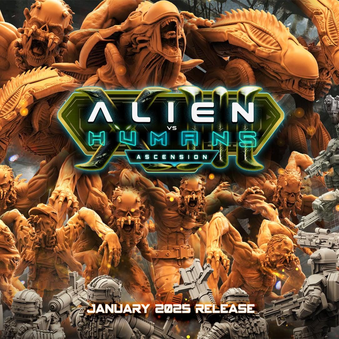 Aliens Vs Humans - Ascension - Necromorph Slashers Set - Dead Space, Papsikels, 32mm Mini