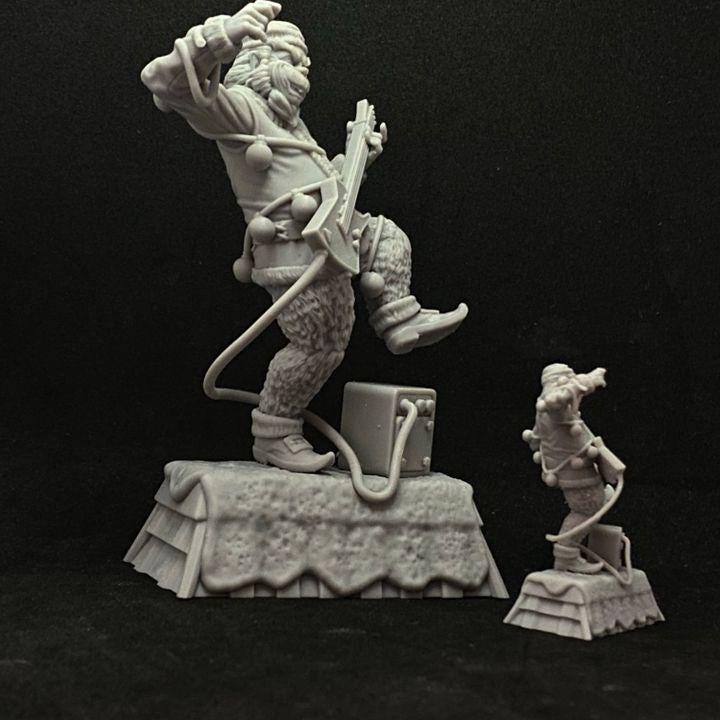 Cyberpunk, The Cyber Grinch, Papsikels, 32mm or 75mm Mini