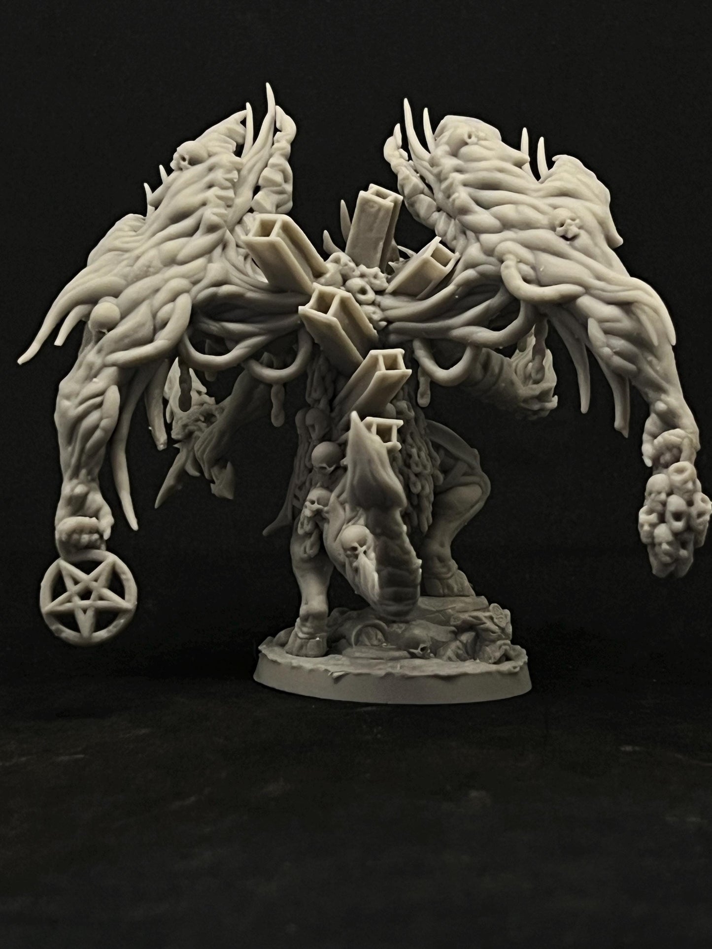 Barkasar Praetor of Brutality | Trench Crusade | Papsikels Fantasy, Resin Miniature - Tabletop miniature - Fantasy Miniature - 32mm