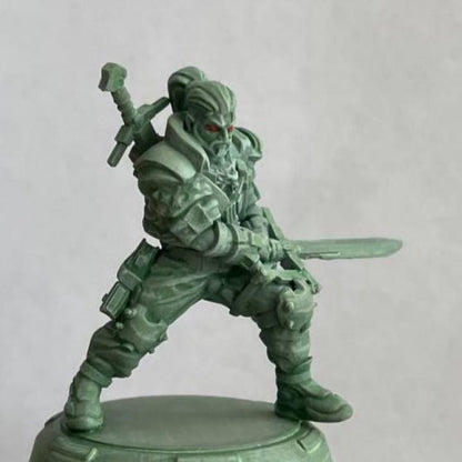 Psycho Nethunter Gestalt of Nirvana - Witcher-Inspired Resin Miniature for Tabletop RPG Gaming