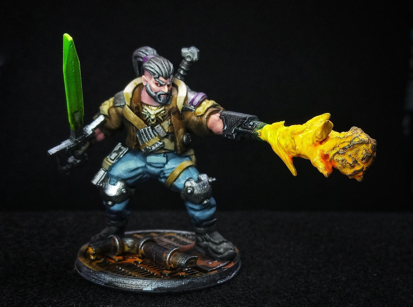 Psycho Nethunter Gestalt of Nirvana - Witcher-Inspired Resin Miniature for Tabletop RPG Gaming