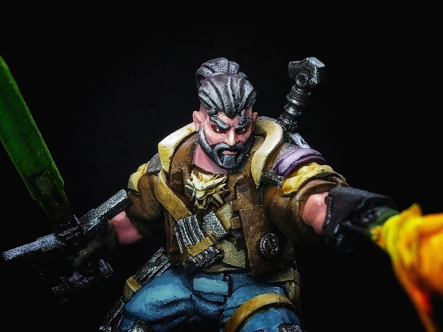 Psycho Nethunter Gestalt of Nirvana - Witcher-Inspired Resin Miniature for Tabletop RPG Gaming