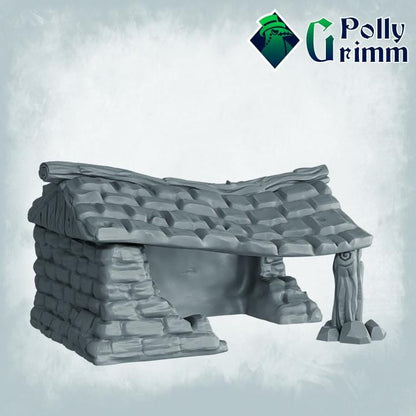 Terrain Set - Scatter Terrain  - Fantasy historic miniatures for tabletop games. 28mm / 32mm Resin Figures for RPG