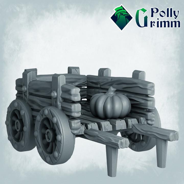 Terrain Set - Scatter Terrain  - Fantasy historic miniatures for tabletop games. 28mm / 32mm Resin Figures for RPG