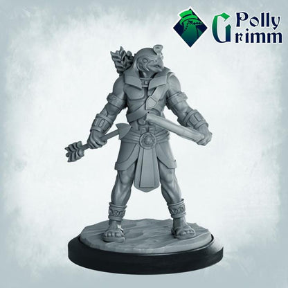 Set of Egyptian Gods - Fantasy historic miniatures for tabletop games. 28mm / 32mm Resin Figures for RPG