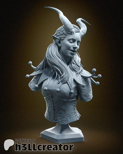 Alfira from Baldur's Gate 3 (fan art) | Full Model or Bust | Miniature scale 1:12 | h3LL Creator | DIY Model Kit