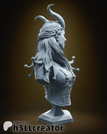 Alfira from Baldur's Gate 3 (fan art) | Full Model or Bust | Miniature scale 1:12 | h3LL Creator | DIY Model Kit