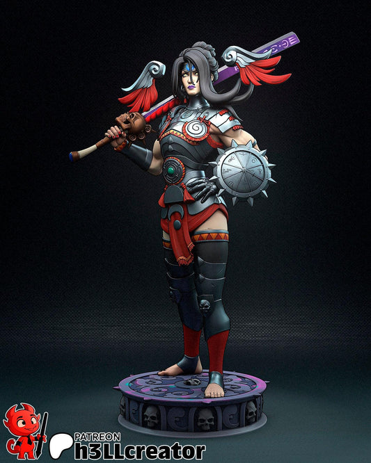 Nemesis from Hades 2 (fan art) | Miniature scale 1:12 | h3LL Creator | DIY Model Kit