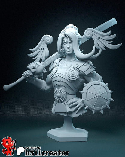 Nemesis from Hades 2 (fan art) | Miniature scale 1:12 | h3LL Creator | DIY Model Kit
