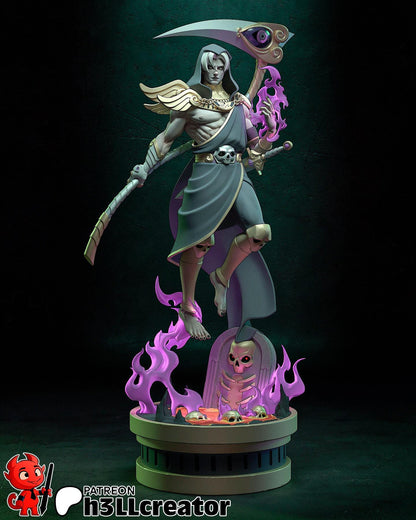 Thanatos from Hades 2 (fan art) | Miniature scale 1:12 | h3LL Creator | DIY Model Kit