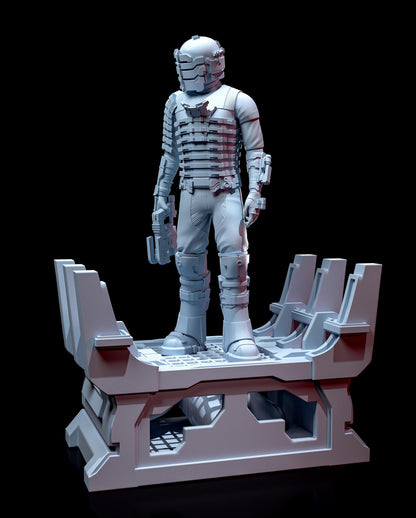 Isaac Clarke from Dead Space (fan art) | Full Model or Bust | Miniature scale 1:12 | h3LL Creator | DIY Model Kit