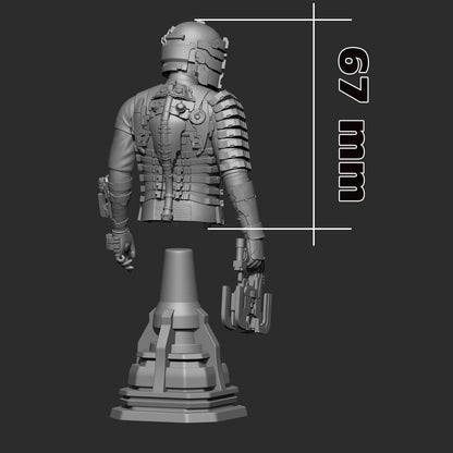 Isaac Clarke from Dead Space (fan art) | Full Model or Bust | Miniature scale 1:12 | h3LL Creator | DIY Model Kit