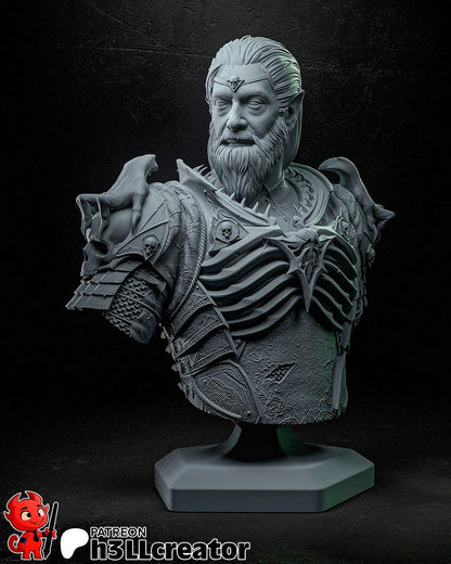 Ketheric Thorm from Baldurs Gate 3 (fan art) | Full Model or Bust | Miniature scale 1:12 | h3LL Creator | DIY Model Kit