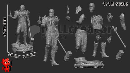 Ketheric Thorm from Baldurs Gate 3 (fan art) | Full Model or Bust | Miniature scale 1:12 | h3LL Creator | DIY Model Kit
