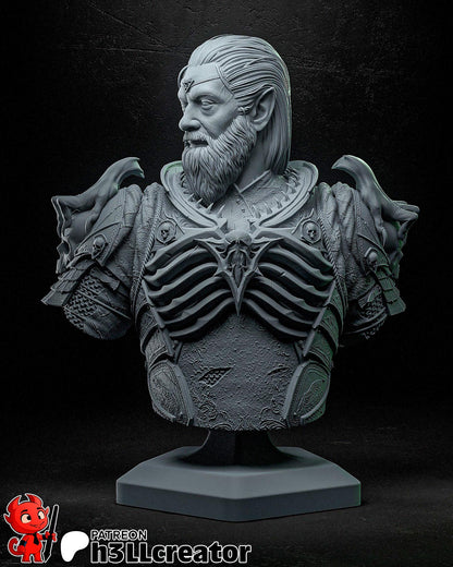 Ketheric Thorm from Baldurs Gate 3 (fan art) | Full Model or Bust | Miniature scale 1:12 | h3LL Creator | DIY Model Kit