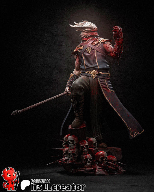 Dark Urge from Baldurs Gate 3 (fan art) | Full Model or Bust | Miniature scale 1:12 | h3LL Creator | DIY Model Kit