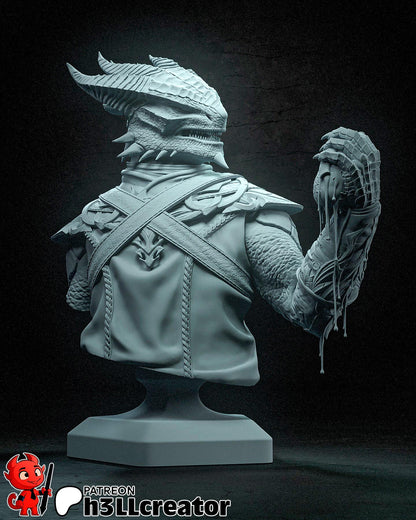 Dark Urge from Baldurs Gate 3 (fan art) | Full Model or Bust | Miniature scale 1:12 | h3LL Creator | DIY Model Kit