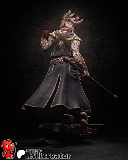 Dark Urge from Baldurs Gate 3 (fan art) | Full Model or Bust | Miniature scale 1:12 | h3LL Creator | DIY Model Kit