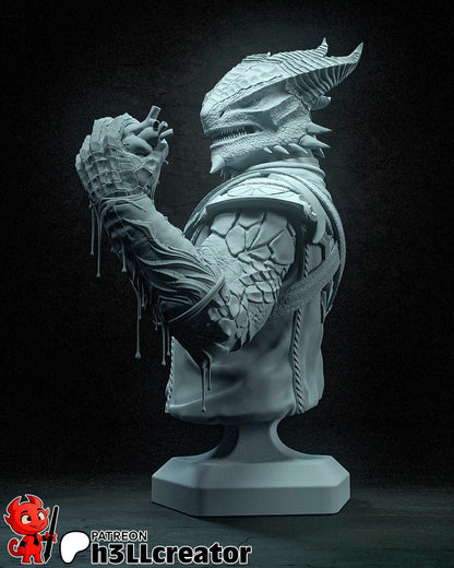 Dark Urge from Baldurs Gate 3 (fan art) | Full Model or Bust | Miniature scale 1:12 | h3LL Creator | DIY Model Kit