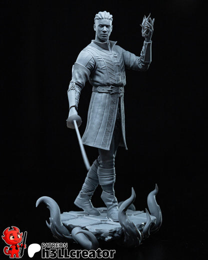 Wyll from Baldurs Gate 3 (fan art) | Full Model or Bust | Miniature scale 1:12 | h3LL Creator | DIY Model Kit