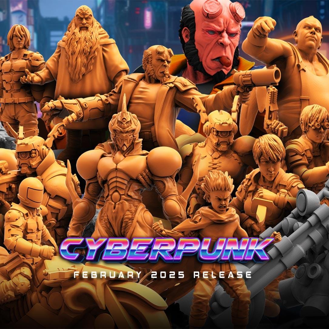 Cyberpunk, Corrupt Mode Tetsuo - Akira Fan Art, Papsikels, 32mm Mini