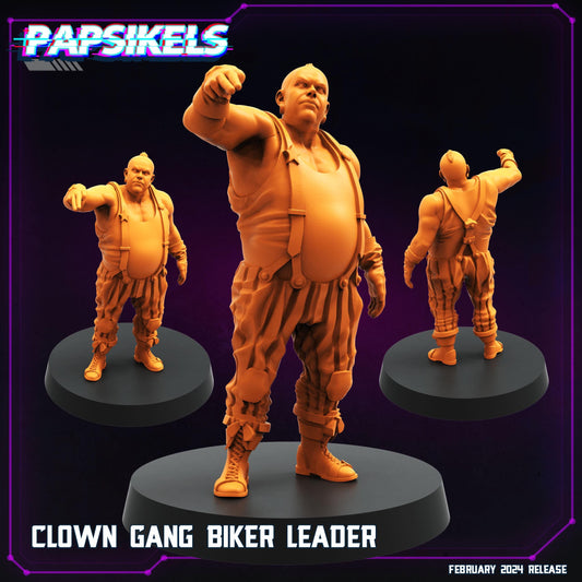 Cyberpunk, Clown Gang Biker Leader , Papsikels, 32mm Mini