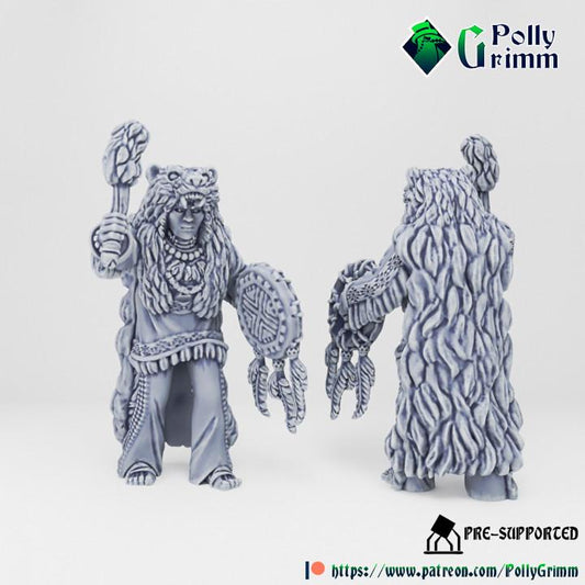 Wild west set. Native American Warriors Set 1 - Fantasy historic miniatures for tabletop games. 28mm / 32mm Resin Figures for RPG