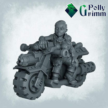 Galaxy Dwarves set - Sci-fi tabletop miniatures for tabletop games. 28mm / 32mm Resin Figures for RPG