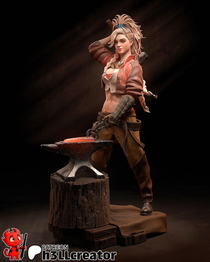 Gemma from Monster Hunter - Wilds (fan art) | Miniature scale 1:12 | h3LL Creator | DIY Model Kit