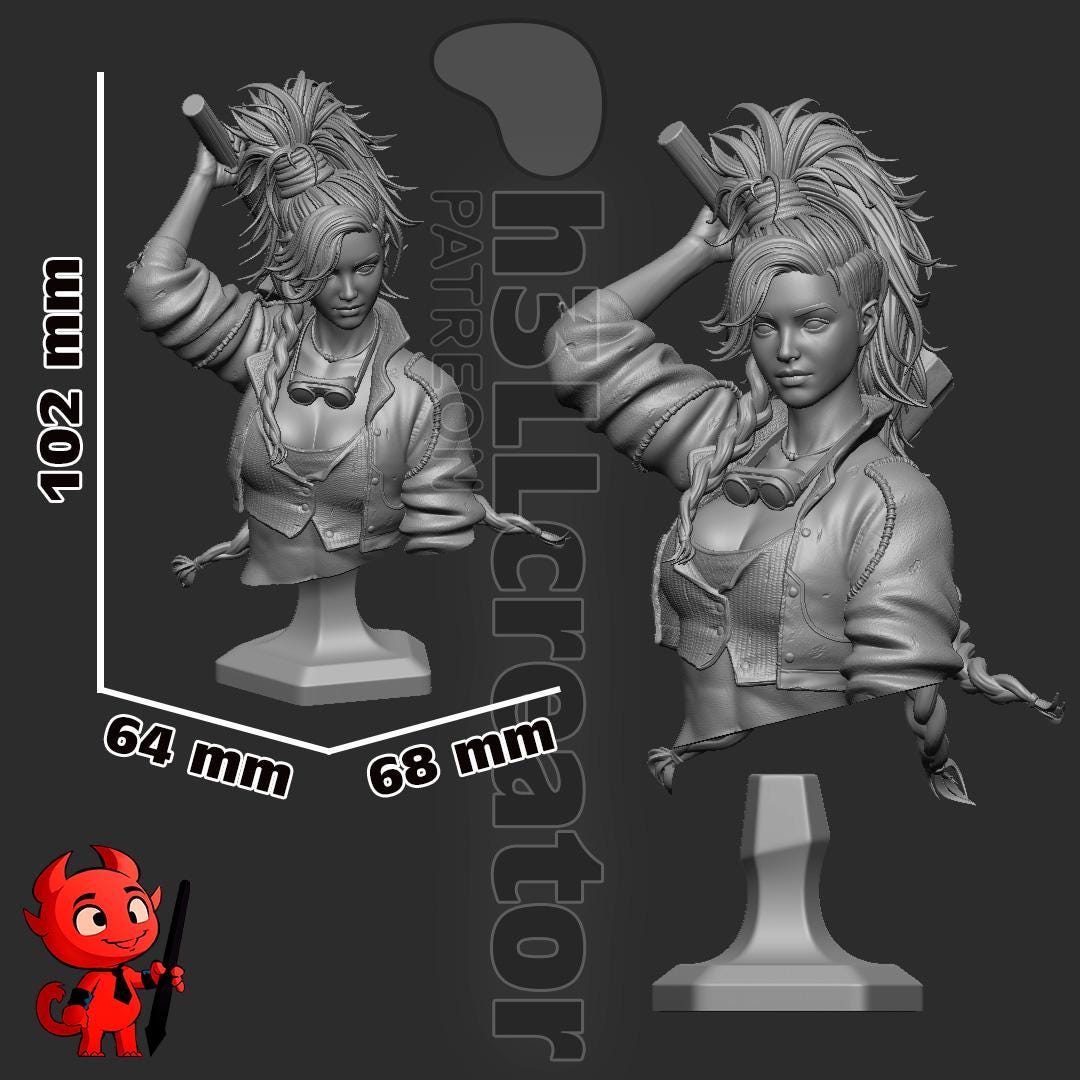 Gemma from Monster Hunter - Wilds (fan art) | Miniature scale 1:12 | h3LL Creator | DIY Model Kit