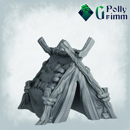 Terrain Set - Scatter Terrain  - Fantasy historic miniatures for tabletop games. 28mm / 32mm Resin Figures for RPG