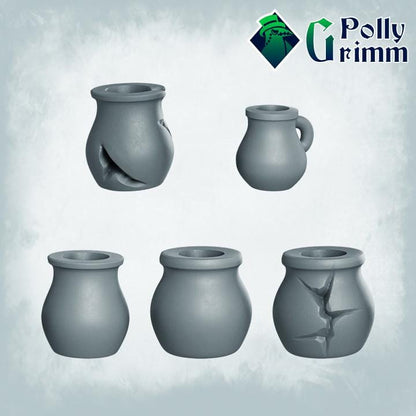 Terrain Set - Scatter Terrain  - Fantasy historic miniatures for tabletop games. 28mm / 32mm Resin Figures for RPG