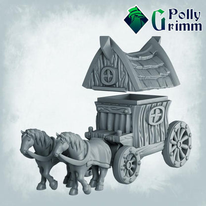 Terrain Set - Scatter Terrain  - Fantasy historic miniatures for tabletop games. 28mm / 32mm Resin Figures for RPG