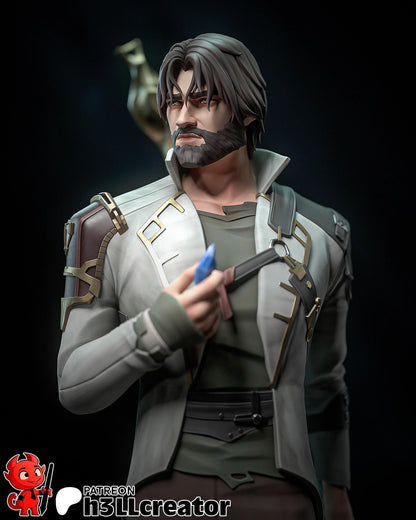 Jayce from Arcane (fan art) | Full Model or Bust | Miniature scale 1:12 | h3LL Creator | DIY Model Kit