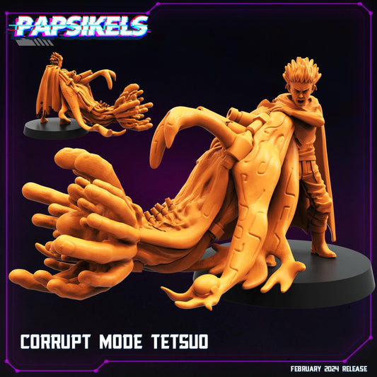 Cyberpunk, Corrupt Mode Tetsuo - Akira Fan Art, Papsikels, 32mm Mini