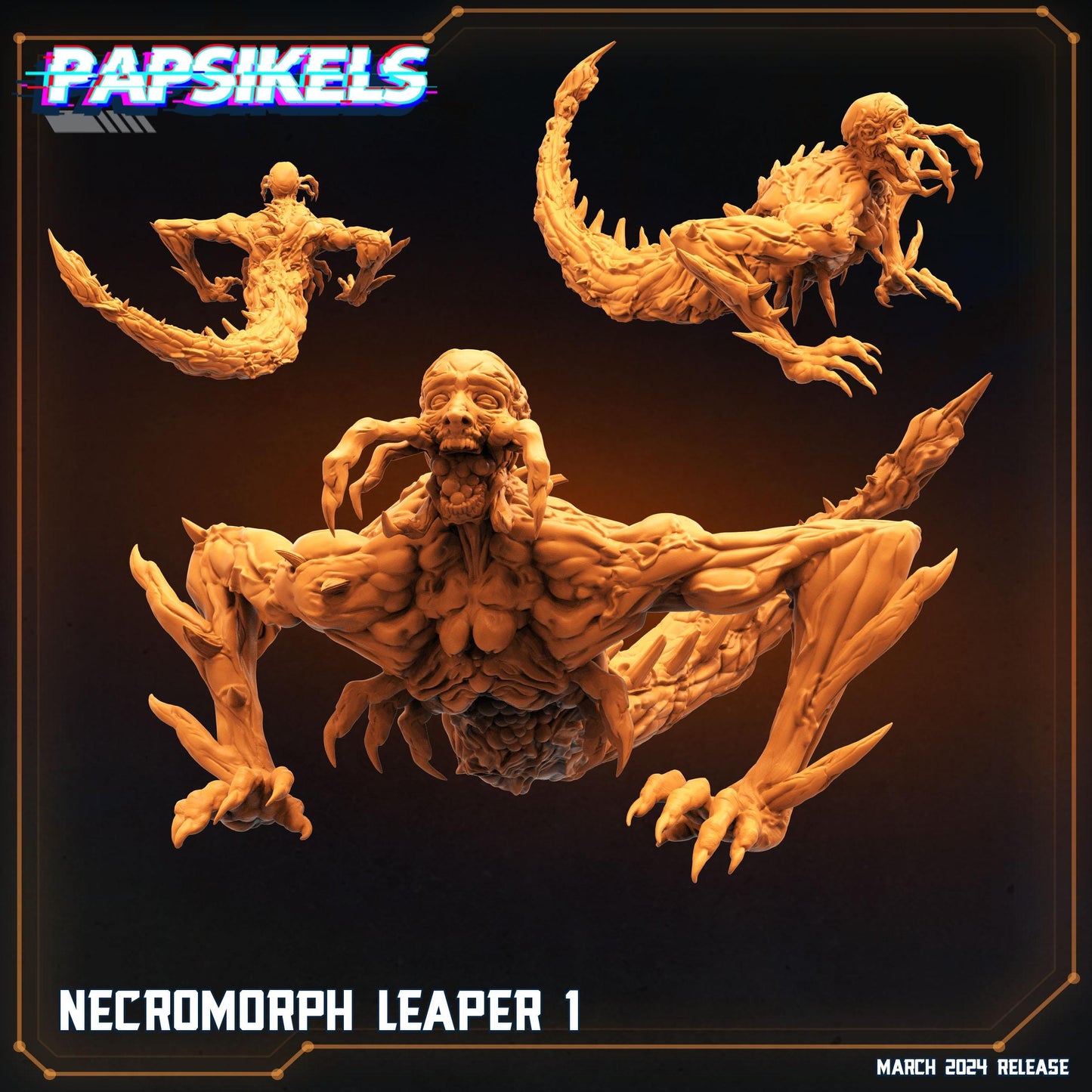 Aliens Vs Humans - That Thing - Necromorph Leapers - Dead Space - Papsikels, 32mm Mini