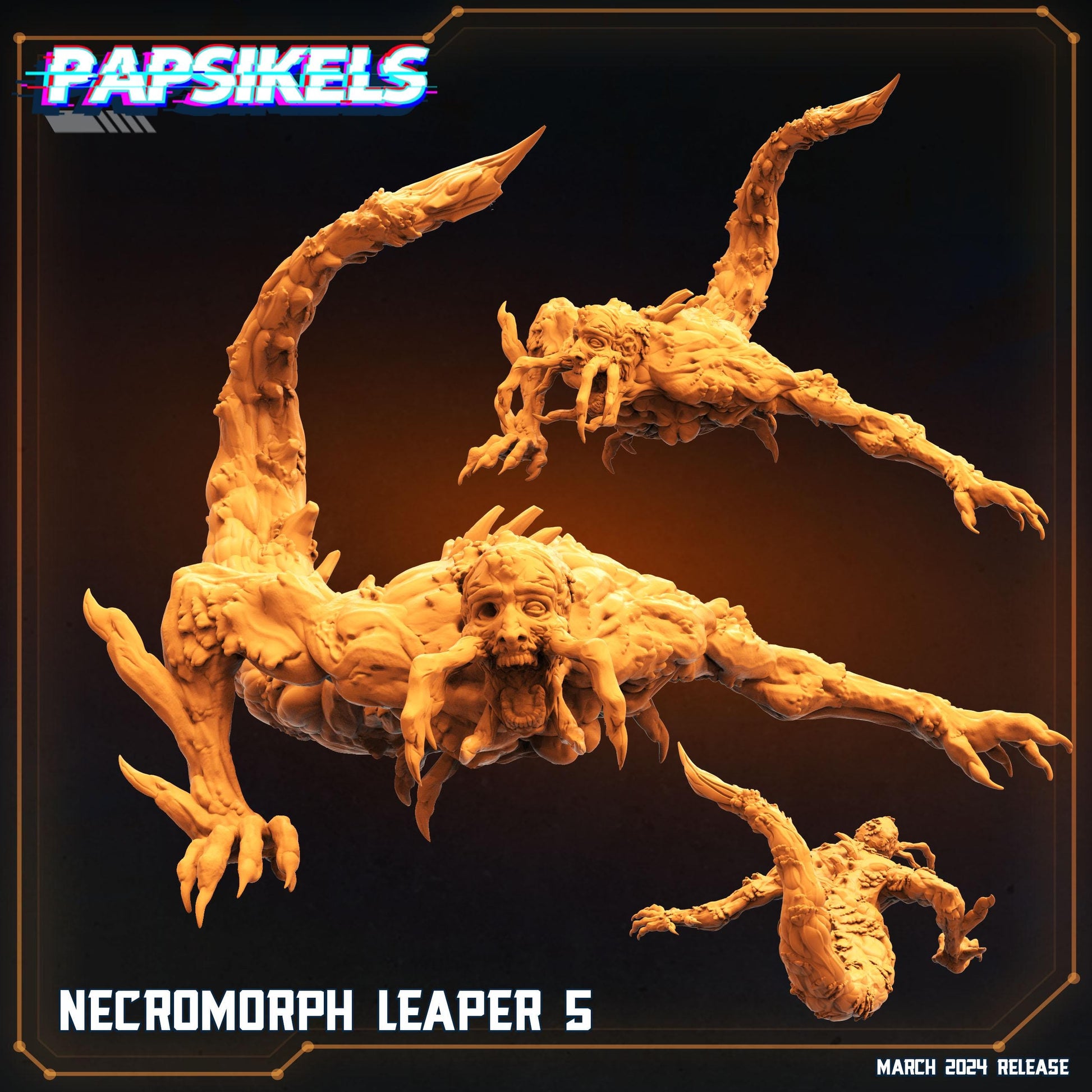 Aliens Vs Humans - That Thing - Necromorph Leapers - Dead Space - Papsikels, 32mm Mini