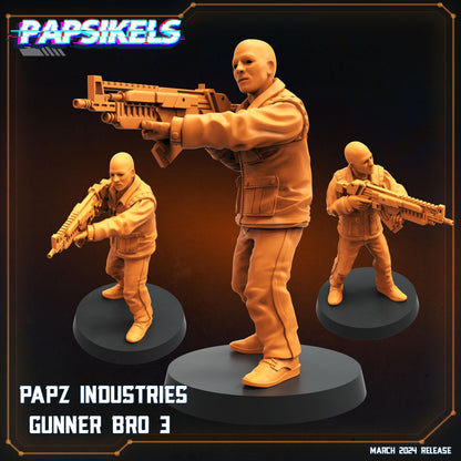 Aliens Vs Humans - That Thing - Papz Industries Gunner Bros / Working Joes Set 1 , Papsikels, 32mm Mini
