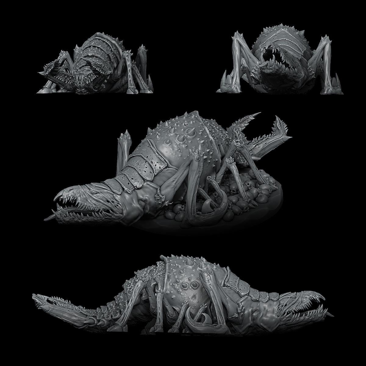 Skull Drakken | Death Haven | Rocket Pig Games | Miniatures for tabletop games. 28mm - 32mm Resin Figures for RPG, D&D, Dungeons and Dragons
