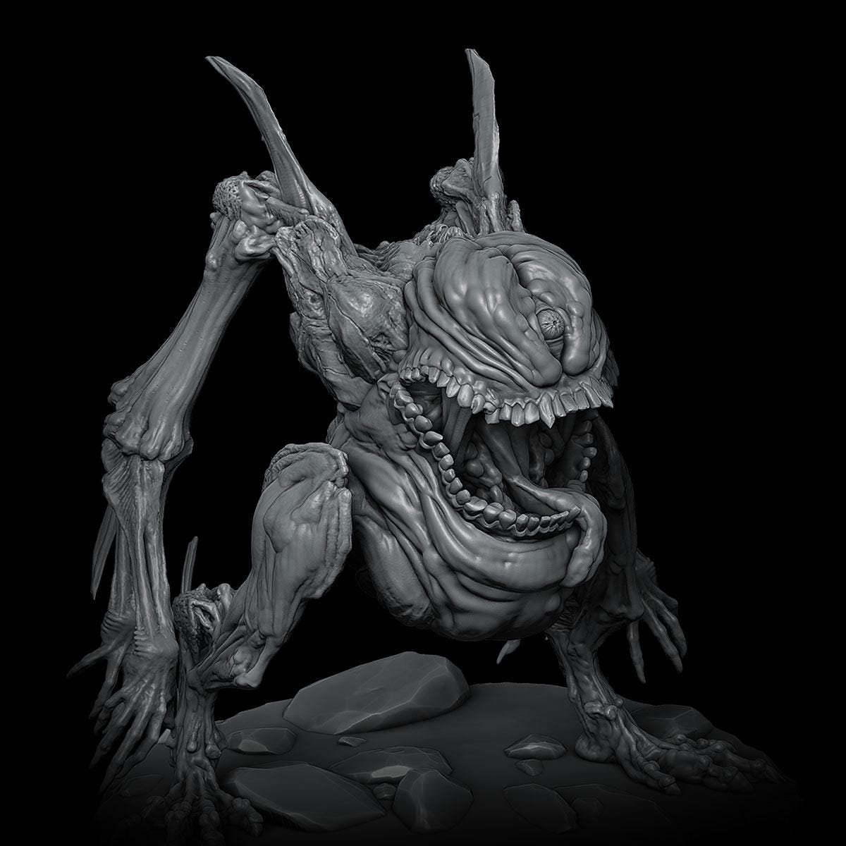Rawhead | Death Haven | Rocket Pig Games | Miniatures for tabletop games. 28mm - 32mm Resin for RPG, D&D, Dungeons and Dragons