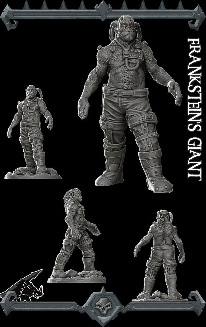 Frankenstein's Giant | Bonus | Rocket Pig Games | Miniatures for tabletop games. 28mm to 32mm Resin for RPG, D&D, Dungeons and Dragons