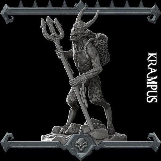 Krampus | Bonus | Rocket Pig Games | Miniatures for tabletop games. 28mm to 32mm Resin Figures for RPG, D&D, Dungeons and Dragons