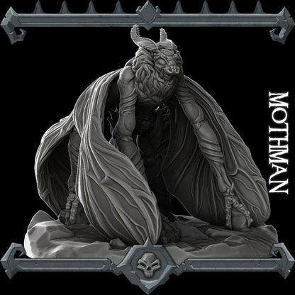 Mothman | Bonus | Rocket Pig Games | Miniatures for tabletop games. 28mm to 32mm Resin for RPG, D&D, Dungeons and Dragons