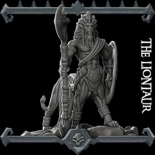 Liontaur | Bonus | Rocket Pig Games | Miniatures for tabletop games. 28mm to 32mm Resin Figures for RPG, D&D, Dungeons and Dragons
