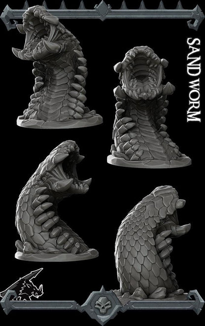 Sandworm | Bonus | Rocket Pig Games | Miniatures for tabletop games. 28mm to 32mm Resin for RPG, D&D, Dungeons and Dragons