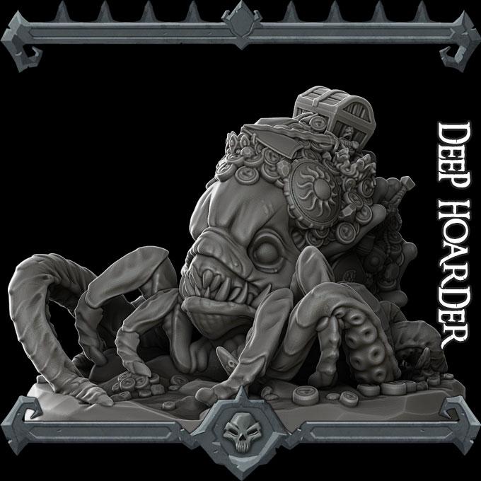 Deep Hoarder | Bonus | Rocket Pig Games | Miniatures for tabletop games. 28mm to 32mm Resin for RPG, D&D, TTRPG