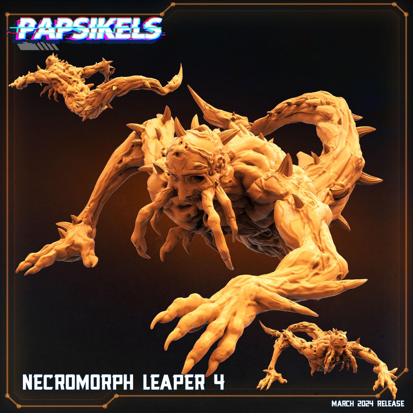 Aliens Vs Humans - That Thing - Necromorph Leapers - Dead Space - Papsikels, 32mm Mini