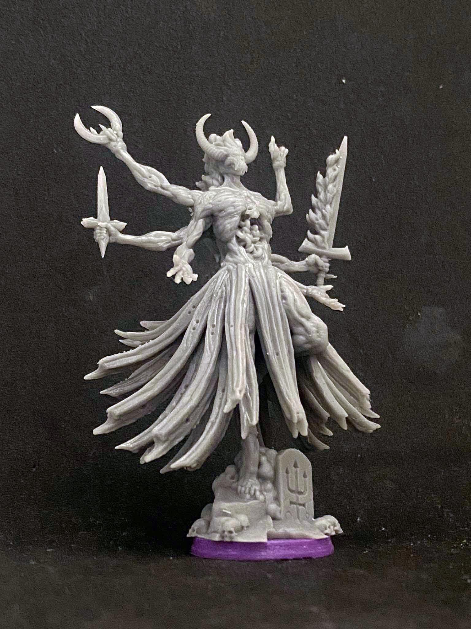 Baphomet Sorcerer | Trench Crusade | Papsikels Fantasy, Resin Miniature - Tabletop miniature - Fantasy Miniature - 32mm