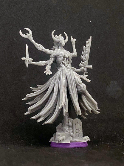 Baphomet Sorcerer | Trench Crusade | Papsikels Fantasy, Resin Miniature - Tabletop miniature - Fantasy Miniature - 32mm